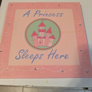 Pink Princess wall hanging